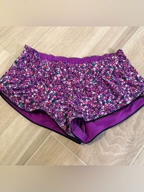 Lululemon Surf Short II in Paradise Camo Multi/ Regal Plum